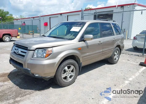 2006 Honda Pilot Ex из США, поврежденный, VIN 2HKYF18466H535716